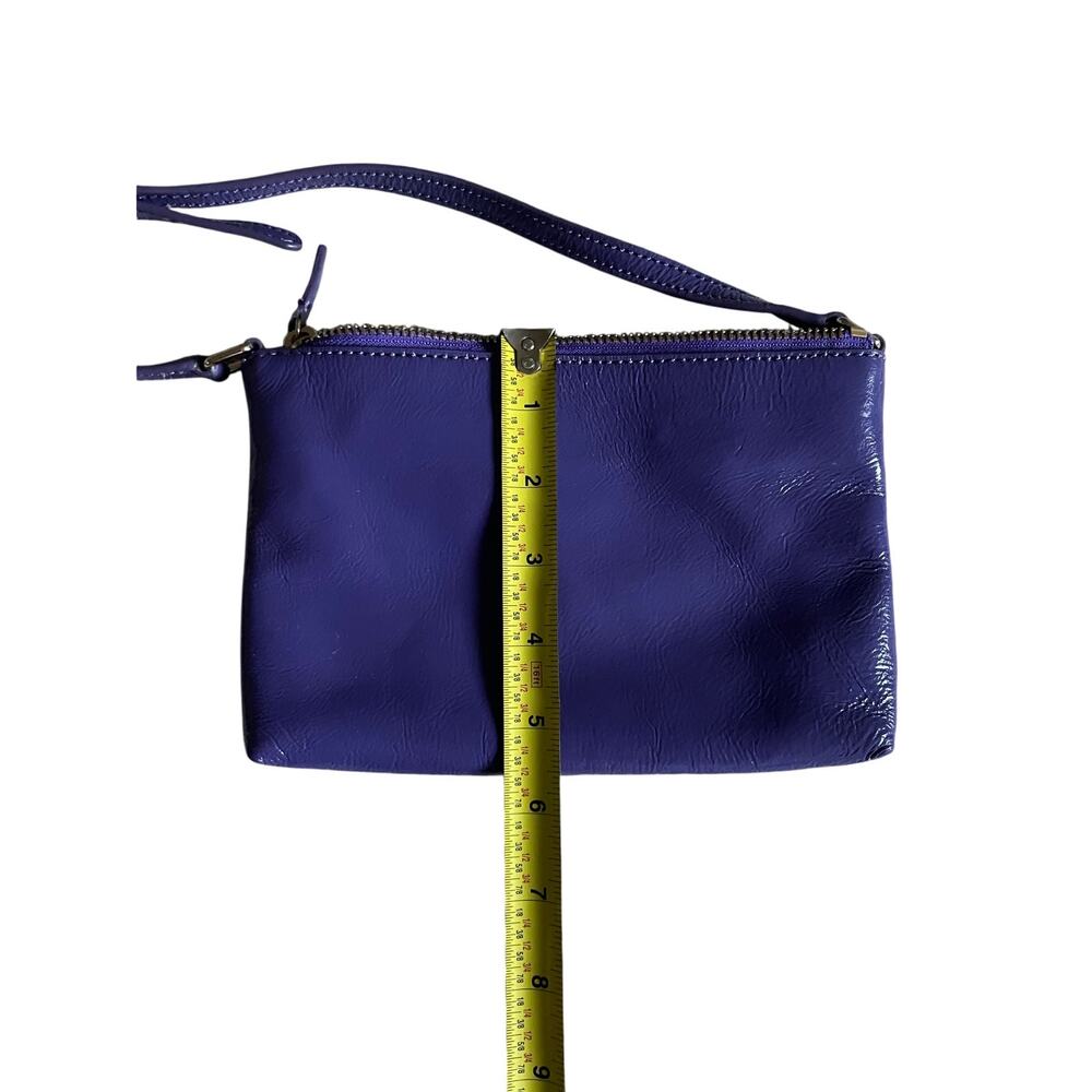 Cole Haan Womens/Teen Crossbody Vivid Purple Purse 5x8 inches Gold accents - Picture 8 of 9